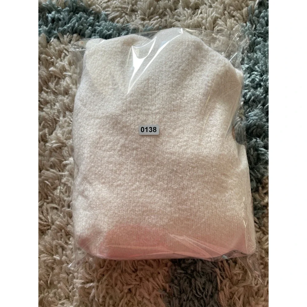 Free‎ People Trading Up Polo Sweater Cream Ivory XS